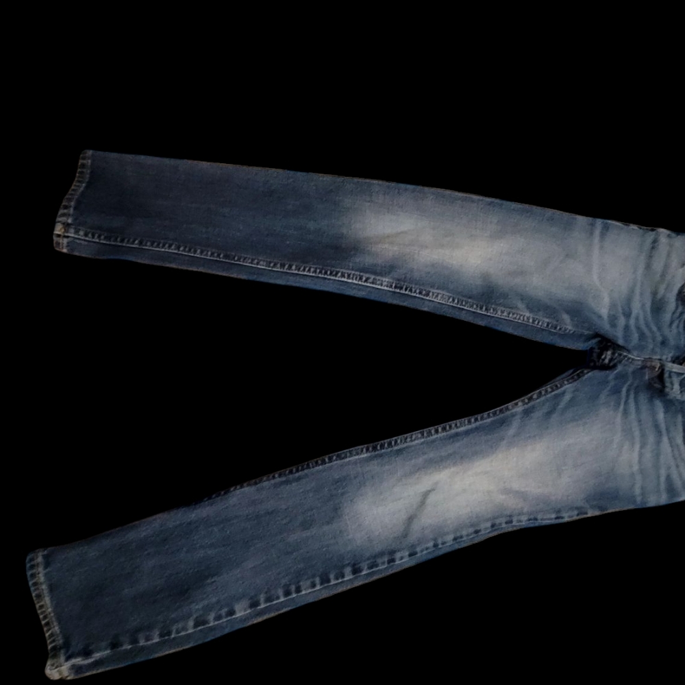 Hollister Blue High Rise Jeans with Vintage Fading